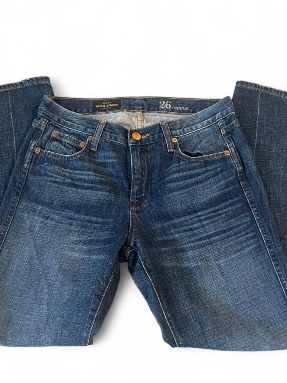 J.Crew Vintage Blue Denim Jeans – Size 26 Regular